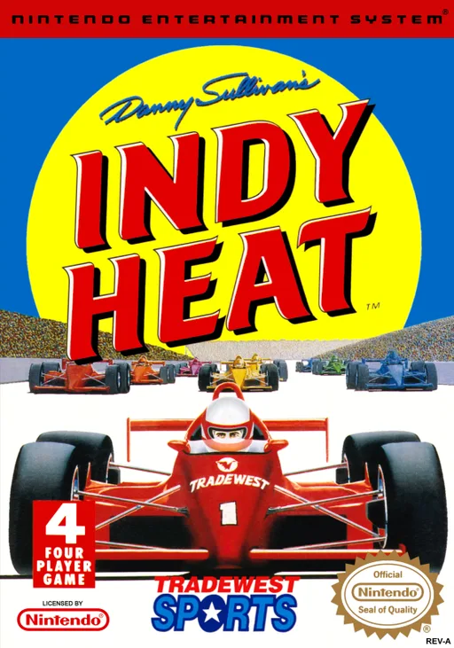 Danny Sullivan's Indy Heat (NES) Box Art & Cover