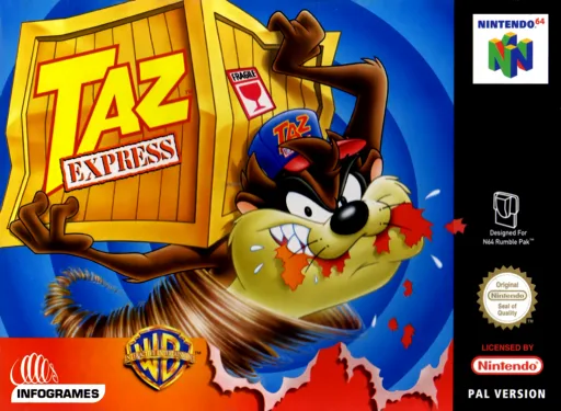 Big Mouth Taz (N64) Box Art & Cover