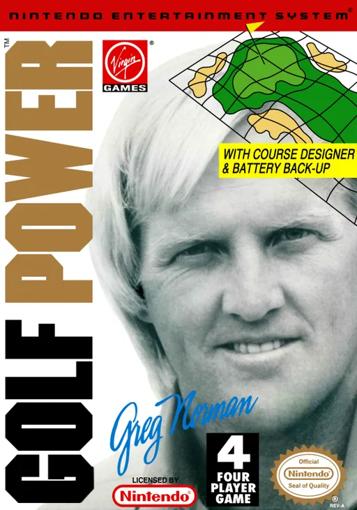 Greg Norman's Golf Power (NES) Box Art & Cover