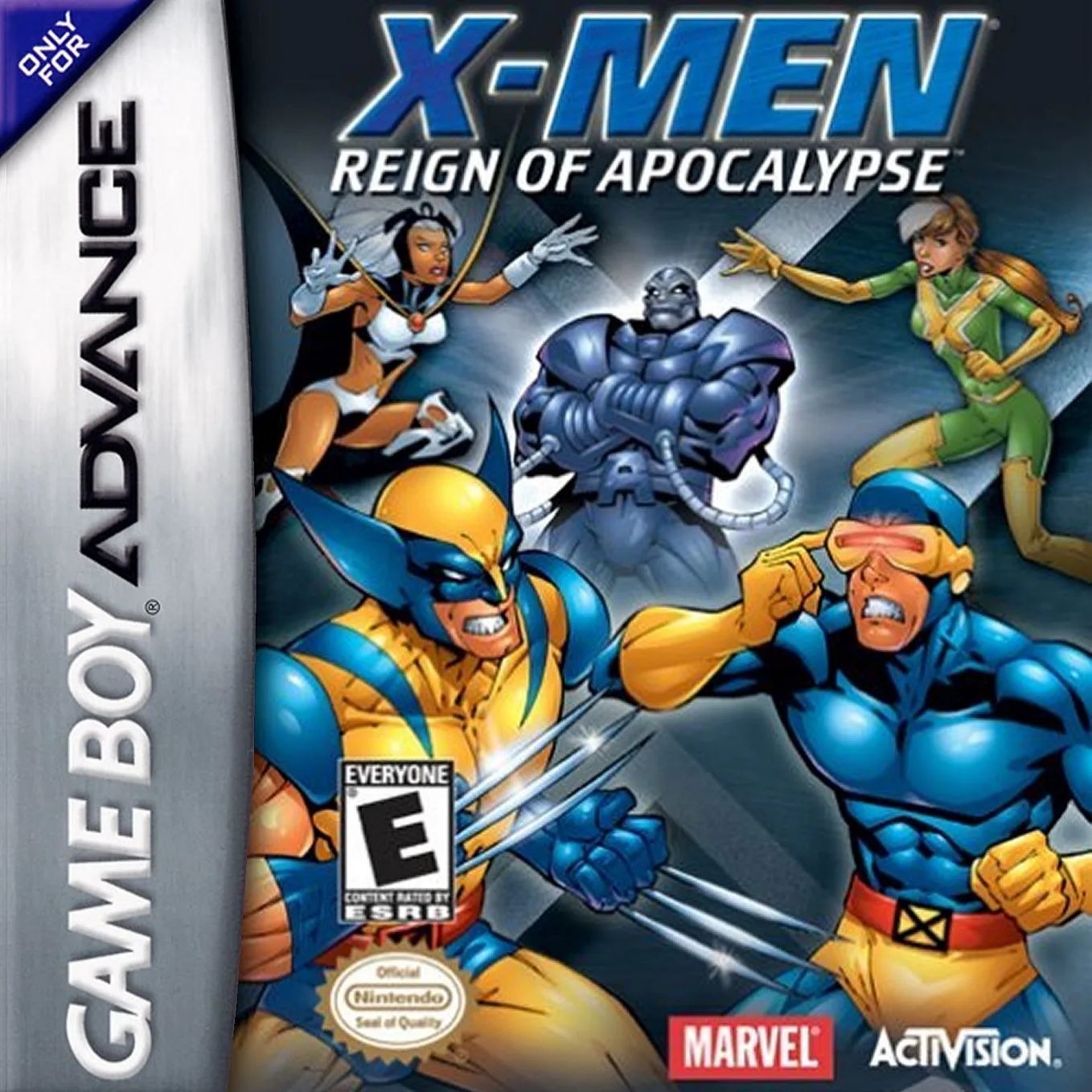 X战警 (GBA) Box Art & Cover