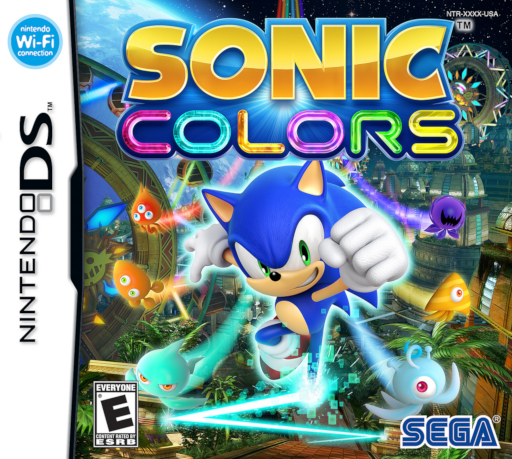 Sonic Colors (DS) Box Art & Cover