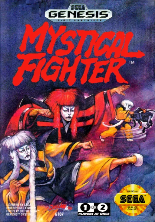 Mystical Fighter (MD) Box Art & Cover