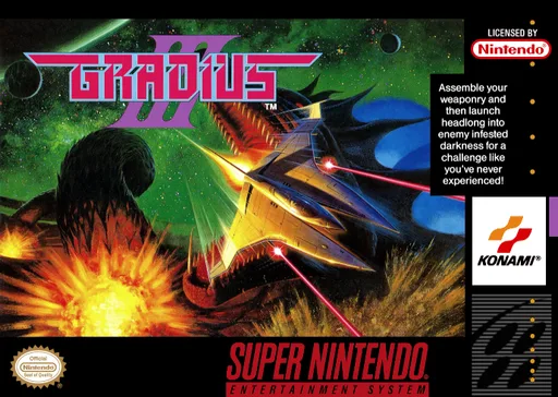 그라디우스 III (SNES) Box Art & Cover