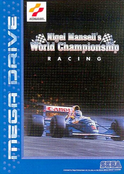 Nigel Mansell's World Championship Racing (MD) Box Art & Cover