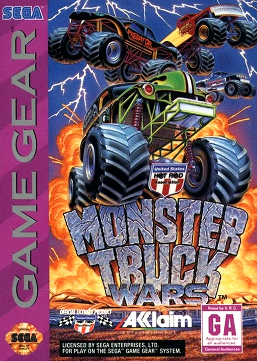 モンスタートラックウォーズ (GAME GEAR) Box Art & Cover
