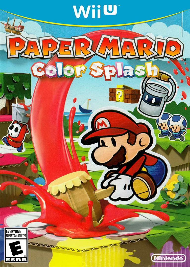 Paper Mario: Color Splash (WIIU) Box Art & Cover