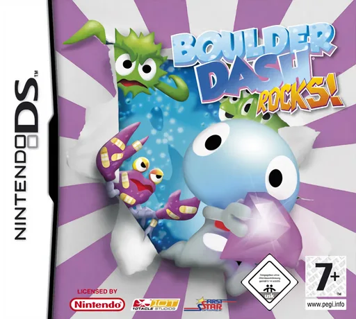 Boulder Dash - Rocks! (DS) Box Art & Cover