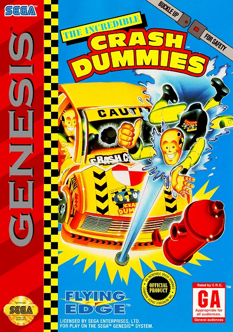 Incredible Crash Dummies, The (MD) Box Art & Cover