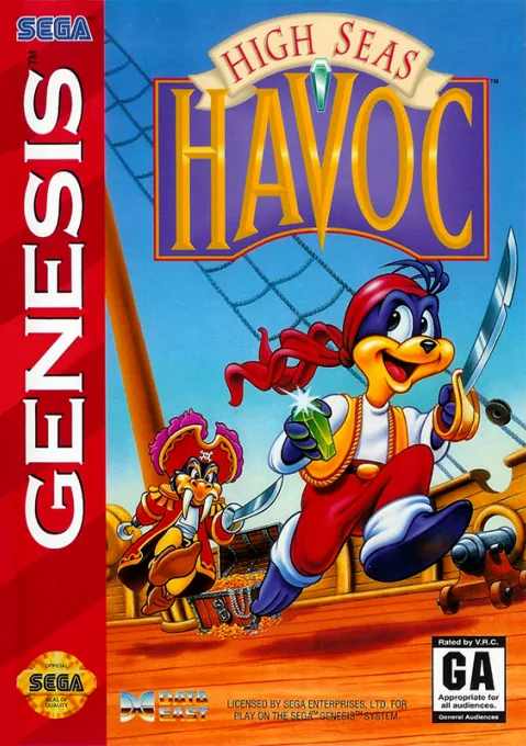 High Seas Havoc (MD) Box Art & Cover