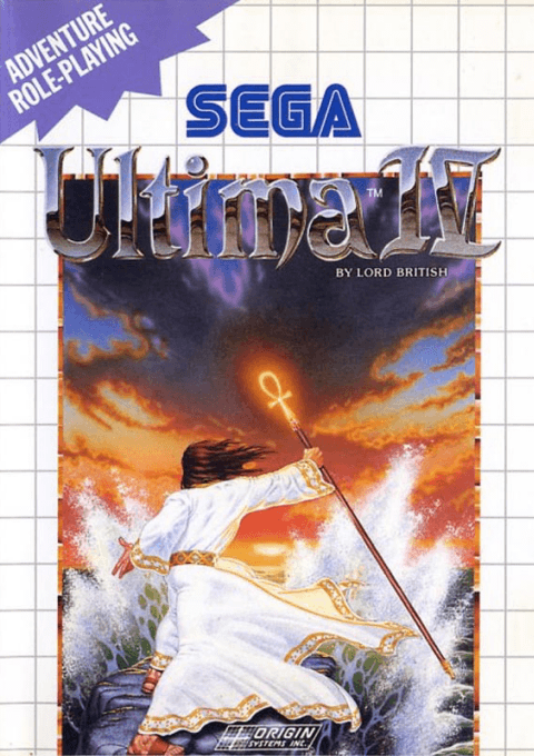 Ultima IV - Quest Of The Avatar (SMS) Box Art & Cover