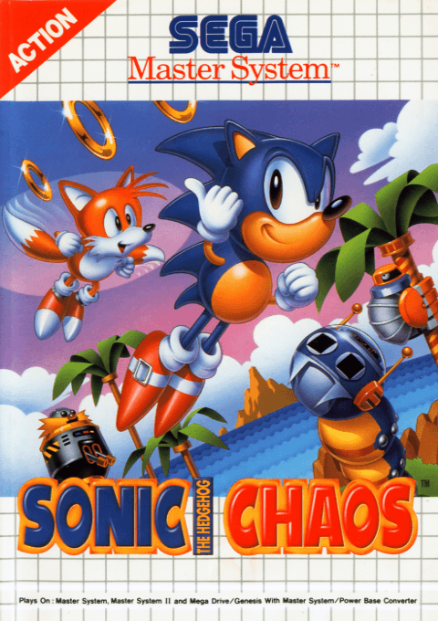 소닉 Chaos (SMS) Box Art & Cover