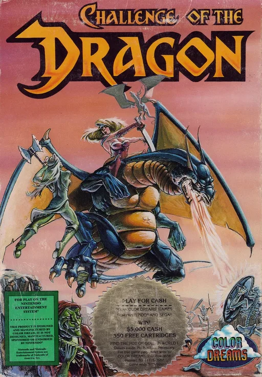 挑战巨龙 (NES) Box Art & Cover