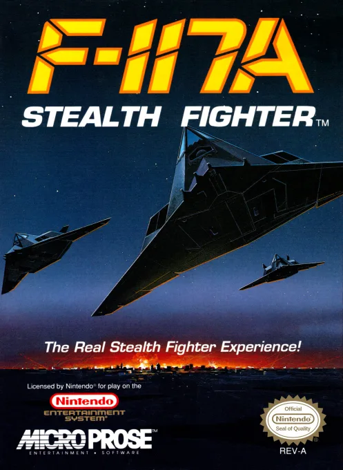 F-117A Stealth Fighter (NES) Box Art & Cover