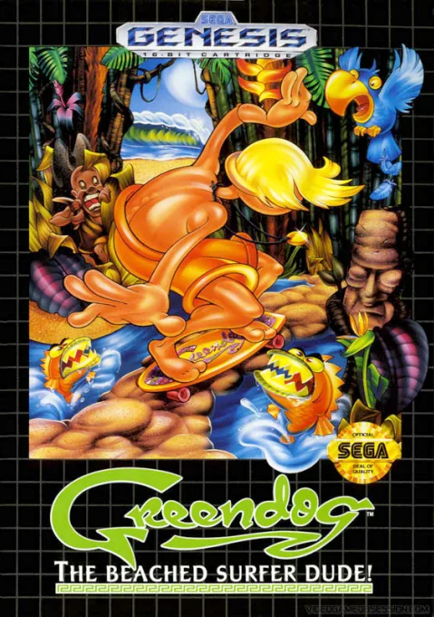 Greendog - The Beached Surfer Dude! (MD) Box Art & Cover