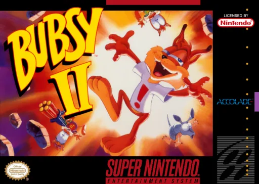 Bubsy II (SNES) Box Art & Cover
