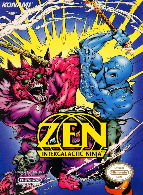 Zen - The Intergalactic Ninja (NES) Box Art & Cover