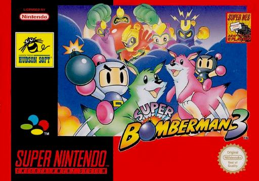 炸弹人 超级 3 (33874) (SNES) Box Art & Cover
