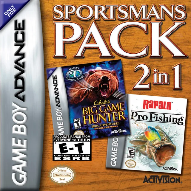 2 Games in 1 - Sports Games Collection (GBA) Box Art & Cover