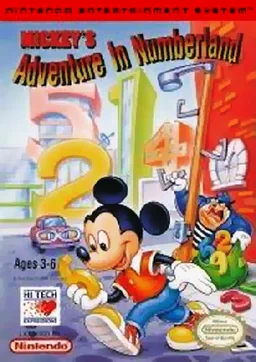 Mickey's Adventures in Numberland (NES) Box Art & Cover