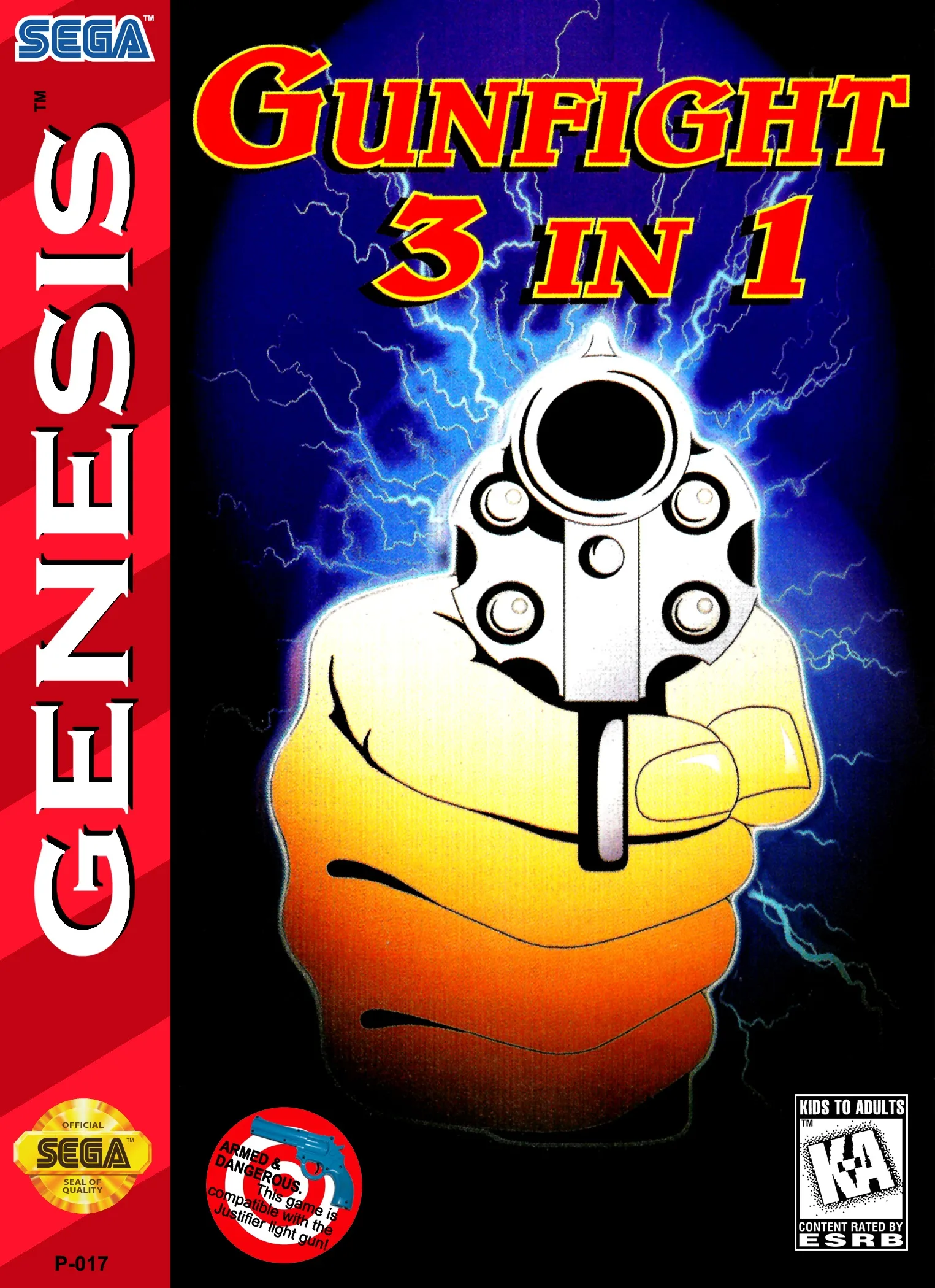 Gunfight 3 in 1 (MD) Box Art & Cover