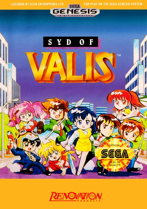 Syd of Valis (MD) Box Art & Cover