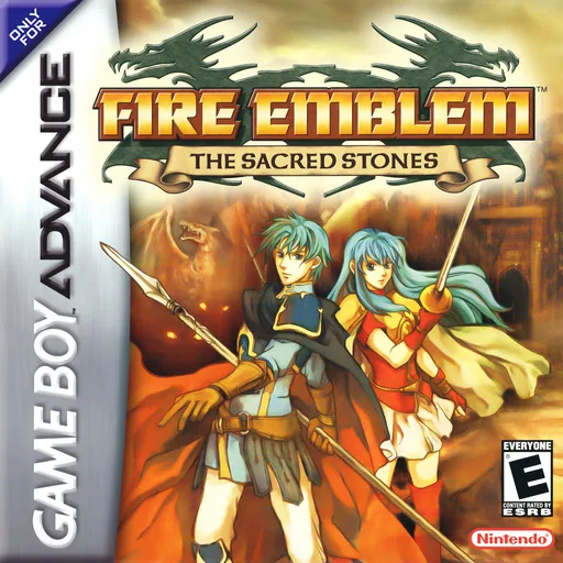 Fire Emblem - The Sacred Stones (GBA) Box Art & Cover