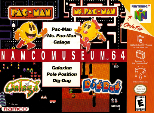 Namco Museum 64 (N64) Box Art & Cover