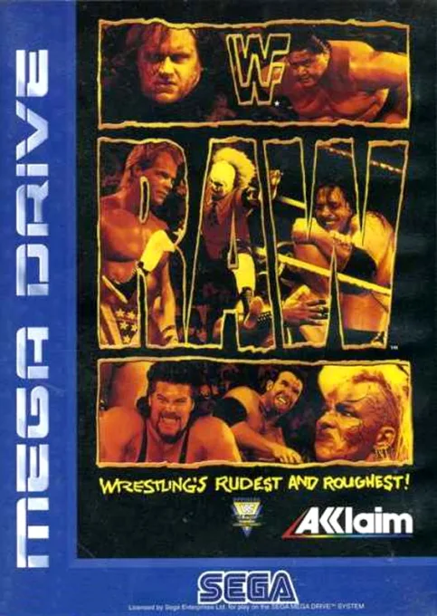 WWF RAW (MD) Box Art & Cover