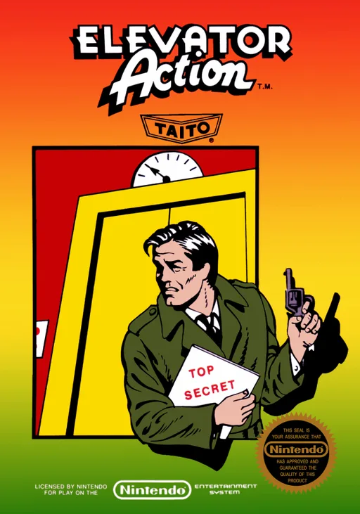 Elevator Action (NES) Box Art & Cover