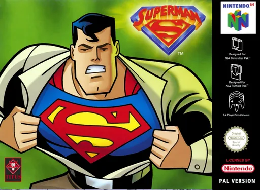 Superman (N64) Box Art & Cover