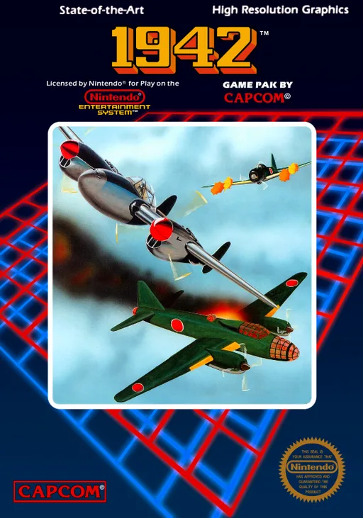 1942 (NES) Box Art & Cover
