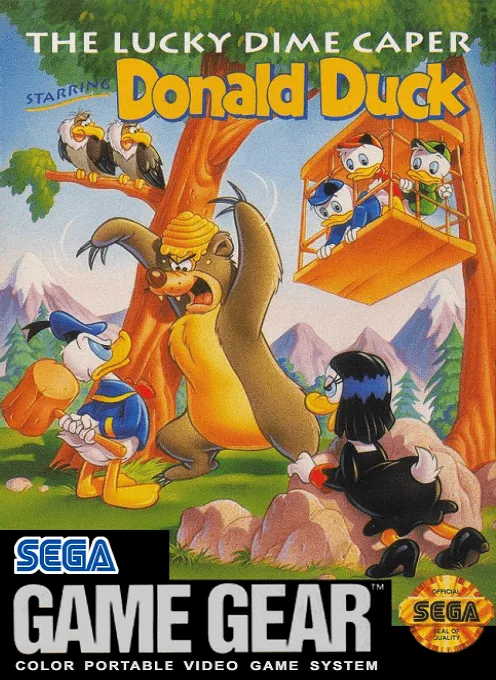 Lucky Dime Caper Starring Donald Duck, The (GAME GEAR) Box Art & Cover