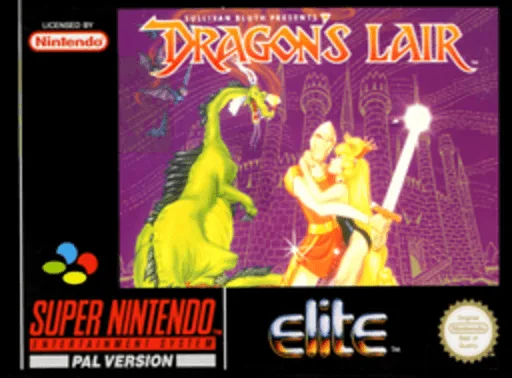 Dragon's Lair (SNES) Box Art & Cover