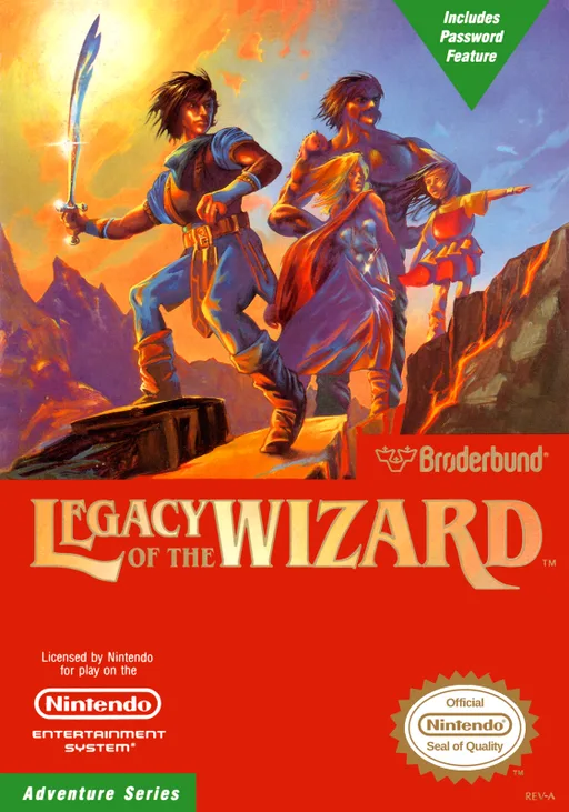 Legacy of the Wizard (NES) Box Art & Cover