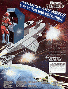 Nemesis (ROM version) (ARCADE) Box Art & Cover