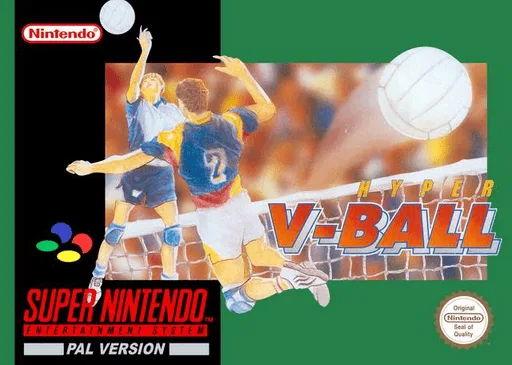 Hyper V-Ball (SNES) Box Art & Cover