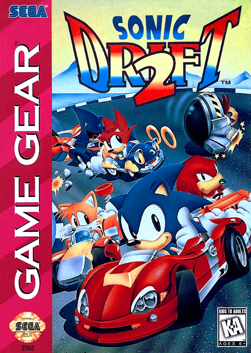 Sonic Drift 2 (GAME GEAR) Box Art & Cover