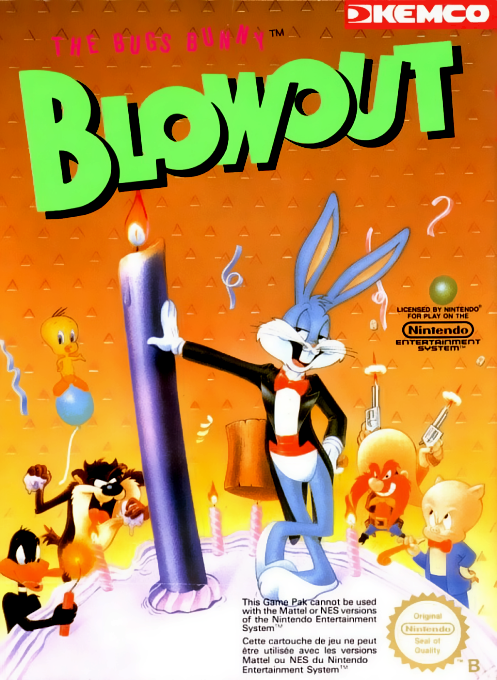Bugs Bunny Birthday Bash (NES) Box Art & Cover
