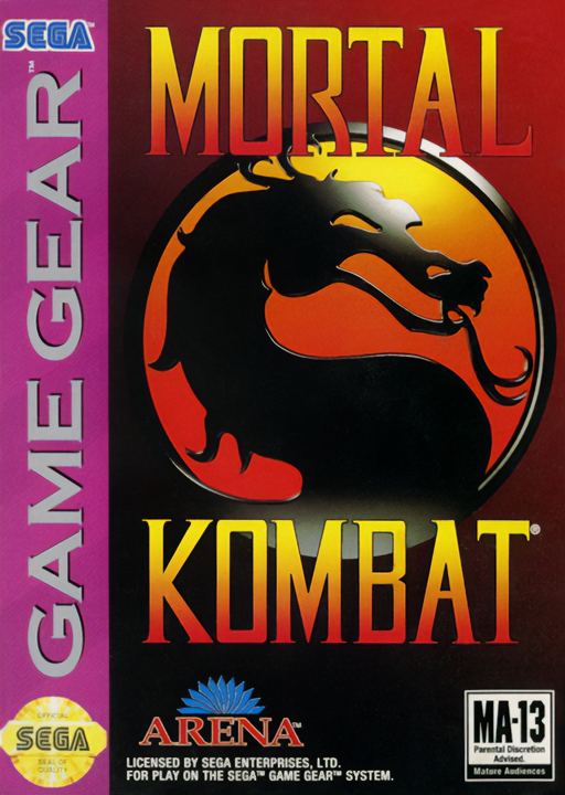 Mortal Kombat [b1] (GAME GEAR) Box Art & Cover