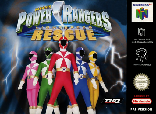 Power Rangers: Lightspeed Rescue (N64) Box Art & Cover