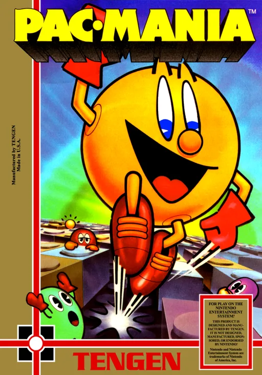 Pac-Mania (NES) Box Art & Cover