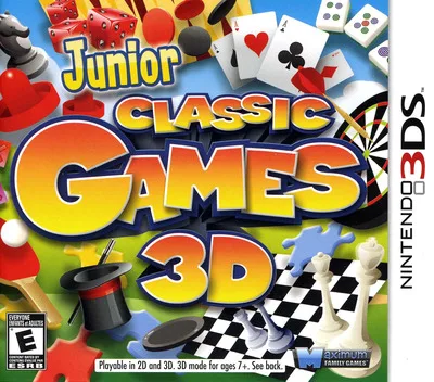 Junior Classic Games 3D (3DS) Box Art & Cover