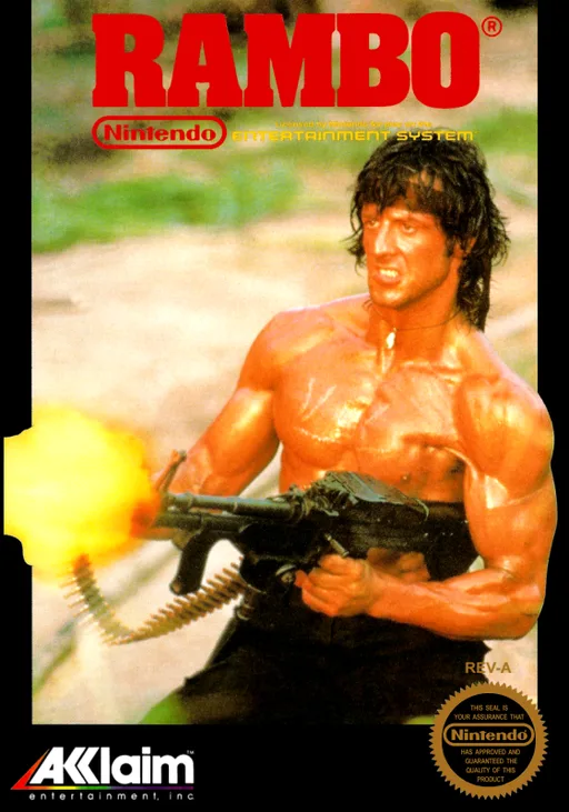 Rambo (NES) Box Art & Cover