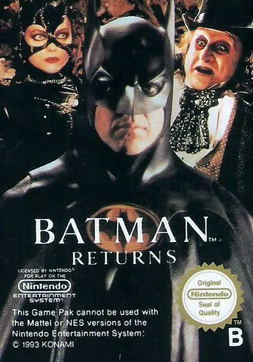Batman Returns (NES) Box Art & Cover