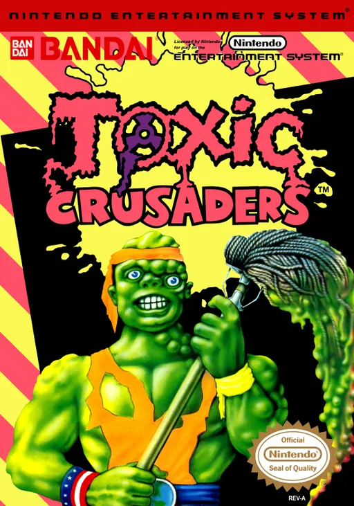 Toxic Crusaders (NES) Box Art & Cover