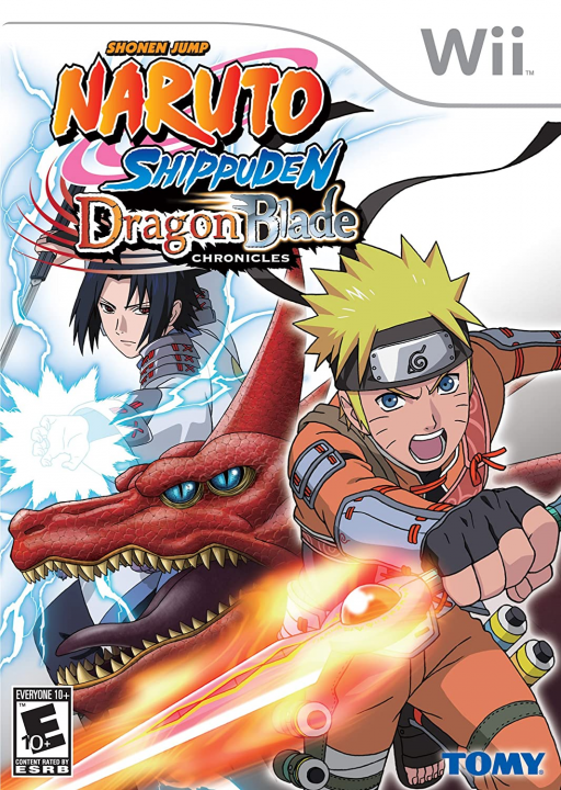 Naruto Shippuden: Dragon Blade Chronicles (WII) Box Art & Cover