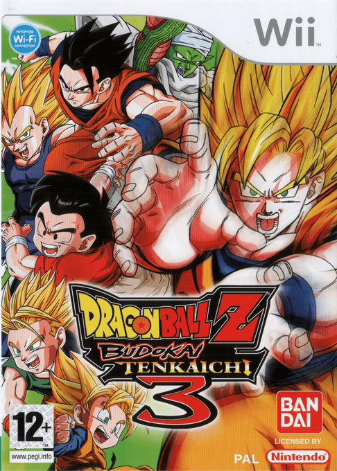 Dragon Ball Z: Budokai Tenkaichi 3 (WII) Box Art & Cover