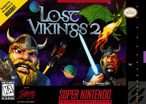 Lost Vikings 2 (SNES) Box Art & Cover