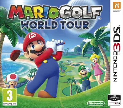 Mario Golf - World Tour (3DS) Box Art & Cover