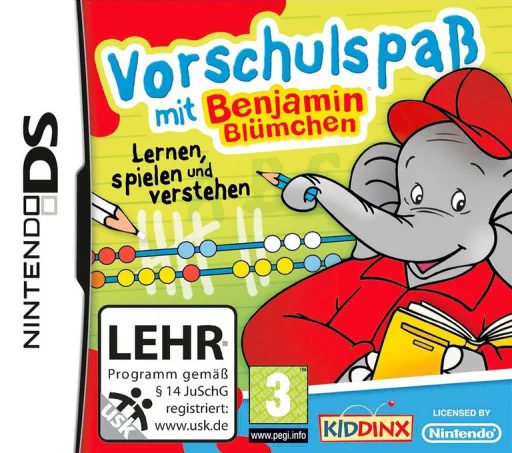 Vorschulspass mit Benjamin Bluemchen (DS) Box Art & Cover